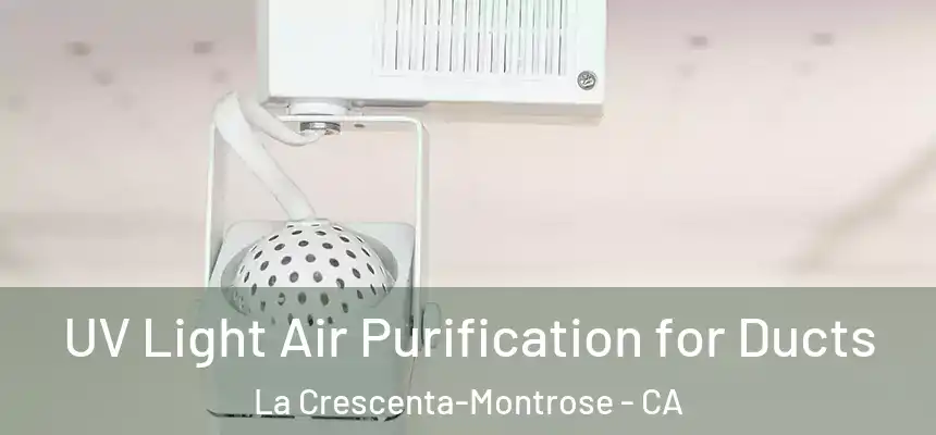  UV Light Air Purification for Ducts La Crescenta-Montrose - CA